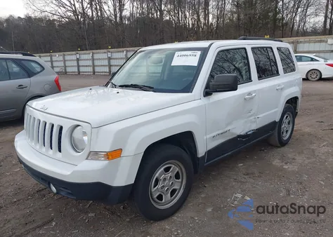 2017 Jeep Patriot Sport Fwd from USA, damaged, VIN 1C4NJPBAXHD130602